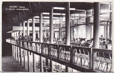 bnk cp Eforie - Seara in salonul restaurantului - circulata foto