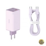 Incarcator Retea Cu Cablu USB-C Baseus GaN6 Pro 100W 3.25A 2 x USB-A - 2 x USB-C Mov P10162705532-00