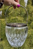 VAS VINTAGE DIN CRISTAL MASIV PENTRU CUBURILE DE GHEAȚĂ