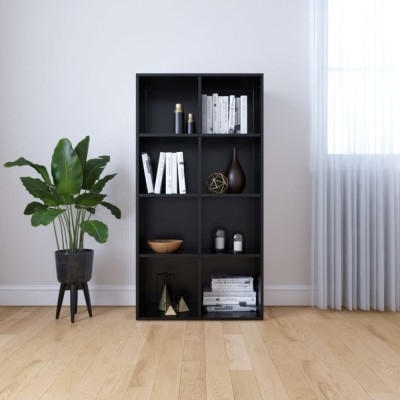 vidaXL Bibliotecă/Dulap, negru, 66x30x130 cm, lemn prelucrat 800154 foto