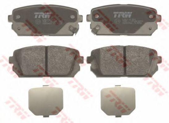 Set placute frana,frana disc KIA CARENS II (FJ) (2002 - 2006) TRW GDB3462