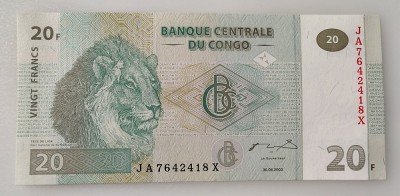 Congo - 20 Francs 2003 foto
