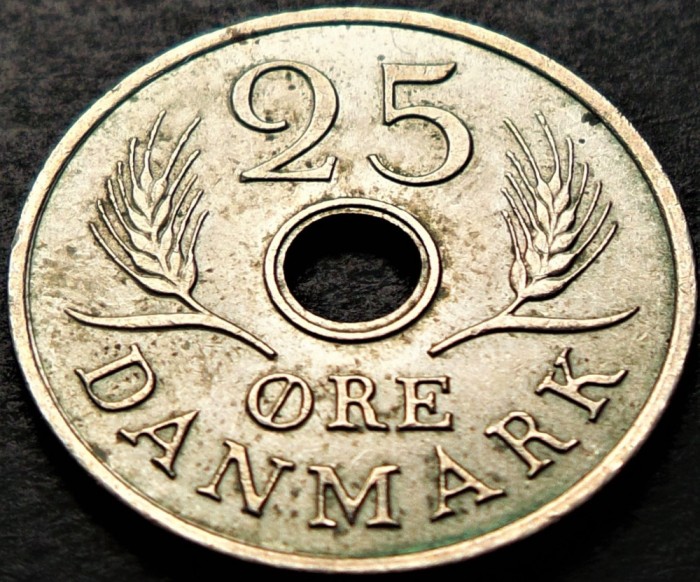 Moneda 25 ORE - DANEMARCA, anul 1972 * cod 5373