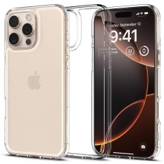 BestCase&reg; Husa Clear Silicon 2MM, Compatibila Cu Apple iPhone 16 Pro Max,
