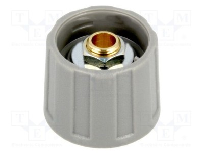 Buton rotativ ABS gri &amp;Oslash;20x15,5mm &amp;Oslash;ax: 6mm OKW foto