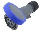 Conector alimentare AC trifazat AMPHENOL IP&amp;S 32A 250V mufă IP67