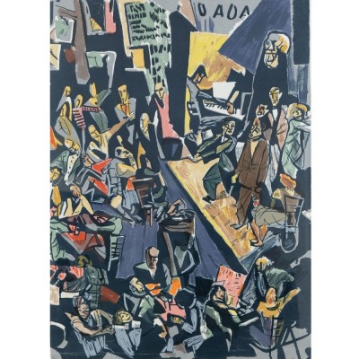 Litografie color Marcel Iancu ( Janco ) foto