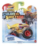 HOT WHEELS MONSTER TRUCK CAMION MEGA WREX CU CULORI SCHIMBATOARE SCARA 1:64, HOT WHEELS - Monster Truck
