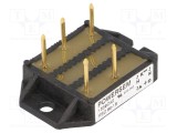 Punte redresoare trifazată POWERSEM Urmax 1,6kV 68A 300A THT