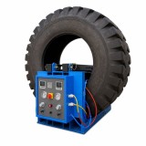Masina vulcanizare la cald anvelope utilaje grele OTR, incalzire dubla 2400W, presare pneumatica
