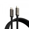 Cablu Date si Incarcare USB-C - USB-C Ringke 2X2, 240W, 1m, Negru, Universal