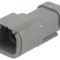 Conector cablu-cablu DTM tată 4 PIN gri IP68