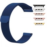 Curea Milanese Loop, compatibila Apple Watch 9|8|7|6|5|4|3|2|1 Series, 41mm|40mm|38mm, Albastru