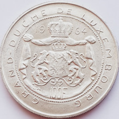 268 Luxemburg Luxembourg 100 Francs 1964 Grand Duke Jean km 54 argint