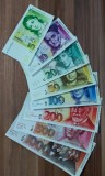 Lot 8 Reproduceri Bancnote Germania DM, Colectie, Replica 1:1 - 5, 10, 20, 50, 100, 200, 500 DM
