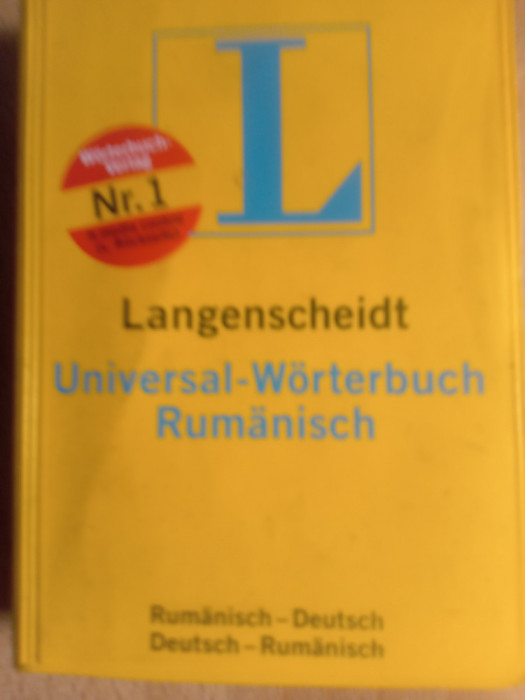Dicționar roman-german,roman-german