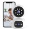 Baby monitor , 2 lentile si control PTZ , viziune nocturna inteligenta, audio bidirectional, supraveghere &icirc;n timp real, rezolutie FHD, conexiune WiFi