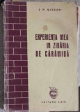 Experienta Mea in Zidaria de Caramida - I.P. Sircov (1950) - Carte Uzata Constructii, 80 Pagini