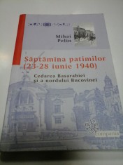 SAPTAMANA PATIMILOR (23-28 IUNIE 1940) - MIHAI PELIN