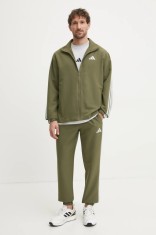 adidas trening M 3S WV TT TS bărbați, culoarea verde, JI8850