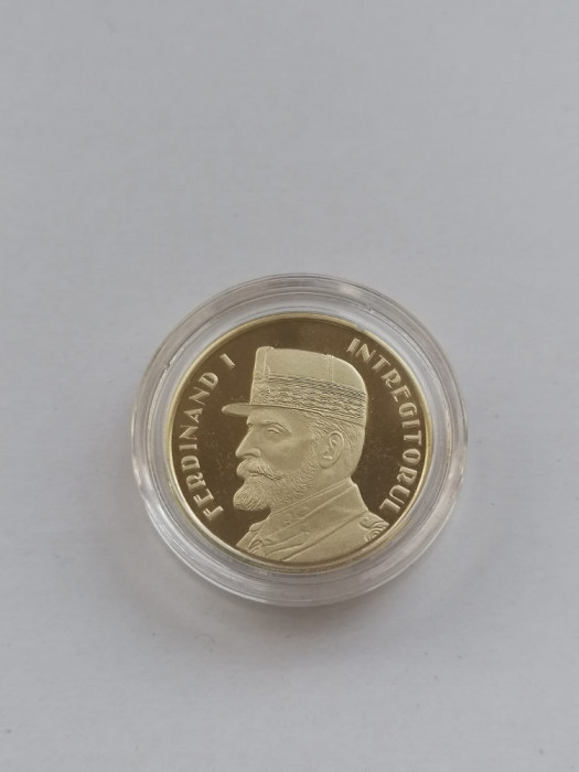 Moneda Romania 50 Bani proof, an 2019, Regele Ferdinand