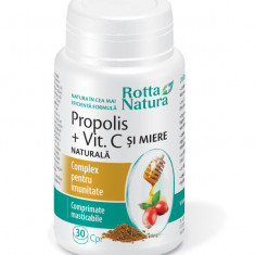 PROPOLIS + VITAMINA C NATURALA 30cpr masticabile ROTTA NATURA