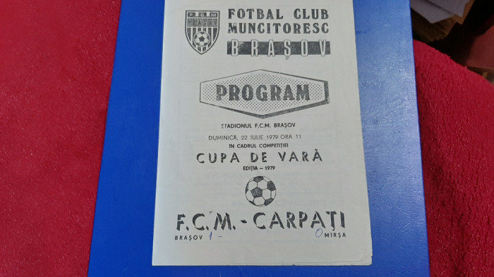 program FCM Brasov - Carpati Mirsa