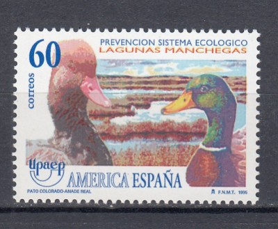 SPANIA 1995 PASARI SERIE MNH foto