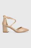 Aldo pumps Grarwen culoarea bej, cu toc drept, 13309292.GRARWEN