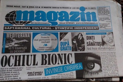 revista MAGAZIN - 19 MARTIE 2009 foto