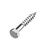 Holsurub pentru lemn cu cap hexagonal, 6 x 60 mm, 250 buc / cutie