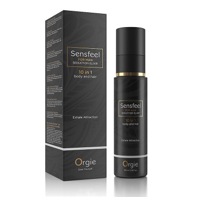 Lotiune 10 in 1 Sensfeel Seduction Elixir pentru Barbati Corp si Par 100 ml foto