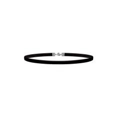 Colier Choker din panglica de catifea ingusta, Negru