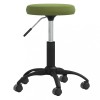 Scaun de bucatarie, verde deschis, catifea