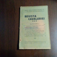 REVISTA CAVALERIEI - Anul VIII NR. 4 - 1929 - Tipipografia Cavaleriei, 164 p.