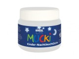 Vopsea acrilica alba fosforescenta Glow-in-the-dark, Mucki, 150 ml