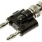 Conector MUELLER ELECTRIC BU-P1270 4mm Banană dublă + BNC mufă 500V