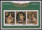 Cook Islands 1986 - Picturi de Peter Paul Rubens, Coliță cu supratipar, MNH, Nestampilat