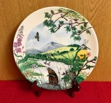 FARFURIE DIN PORTELAN WEDGWOOD- BONE CHINA- THE LAKESIDE- COLIN NEWMAN D21,5CM