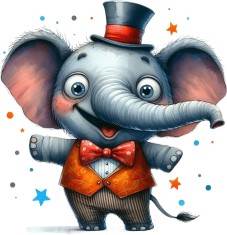 Sticker Auto, Elefant, 25 cm, 12232ST-20 foto