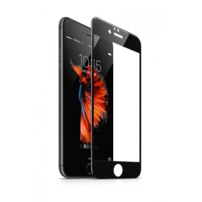 Folie de protectie sticla 6D iPhone 6 plus, Neagra foto