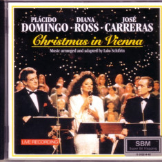 CD Plácido Domingo · Diana Ross · José Carreras – Christmas In Vienna (VG++)