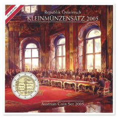 Austria 2005 - Set complet de euro bancar de la 1 cent la 2 euro BU