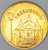 POLONIA 2 ZLOTI / ZLOTE 2010 , ORASE ISTORICE : TRZEMESZNO , XF+/ a UNC , KM 752