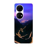 Husa compatibila cu Huawei Nova Y70 model Transfagarasan into the night, Silicon, TPU, Viceversa, Transparent, Carcasa