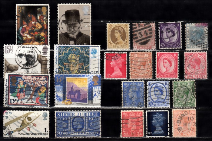 A7 T1 43 - Timbre foarte vechi - Anglia - Marea Britanie si colonii