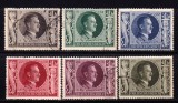 Cumpara ieftin ✅ (S47) Germania Reich 1943 &quot; Aniversarea lul Adolf Hitler - 54 de ani &quot; ,serie Mi. 844/849 , cota 15&euro; stampilata ( stampilele pot diferi ! )