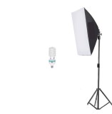 Cumpara ieftin Lumina Softbox pentru Studio Foto + Suport Trepied Reglabil 80-200cm Andoer Bec 150W