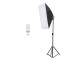 Lumina Softbox pentru Studio Foto + Suport Trepied Reglabil 80-200cm Andoer Bec 150W