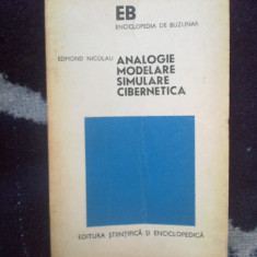 h0c Analogie, modelare, simulare cibernetica - Edmond Nicolau